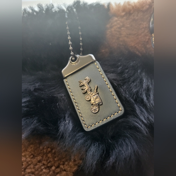 Limited Coach Shearling rogue 39 tote bag - Picture 12 of 15